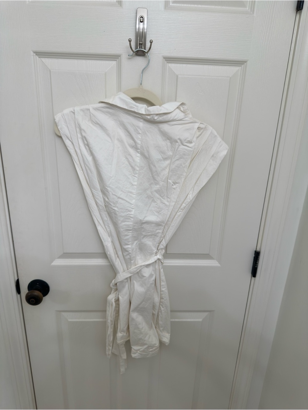 GREY LAB White Sleeveless Tie-Waist Romper - Picture 6 of 6